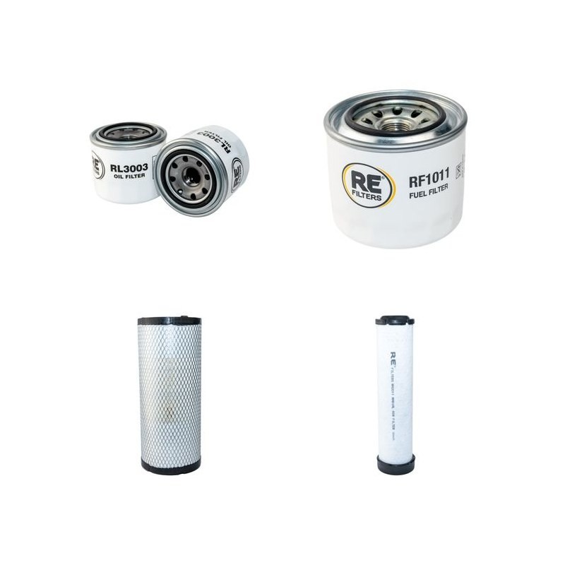 EUROCOMACH ES 850 ZT Filter Service Kit Air Oil Fuel Filters w/Yanmar 4TNV98ZSPR Eng.   YR  2011-