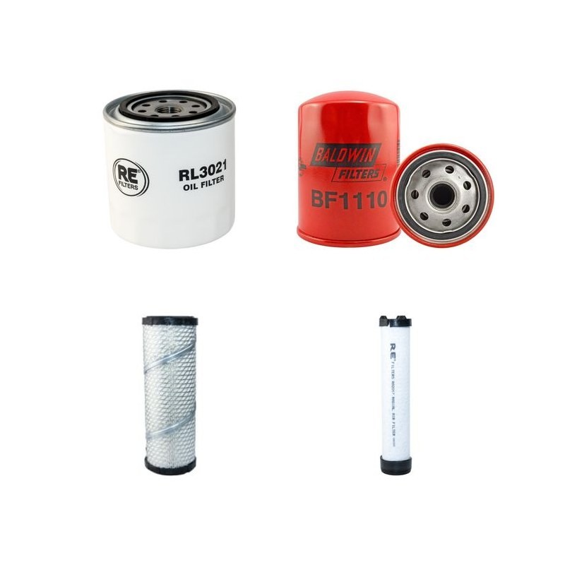 EUROCOMACH ETL 140.5 Filter Service Kit Air Oil Fuel Filters w/Kubota  Eng.