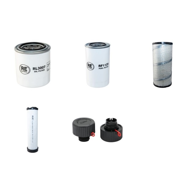 EUROCOMACH ETL 200.4 Filter Service Kit w/Yanmar 4TNV98CT-1P Eng.   YR  2015