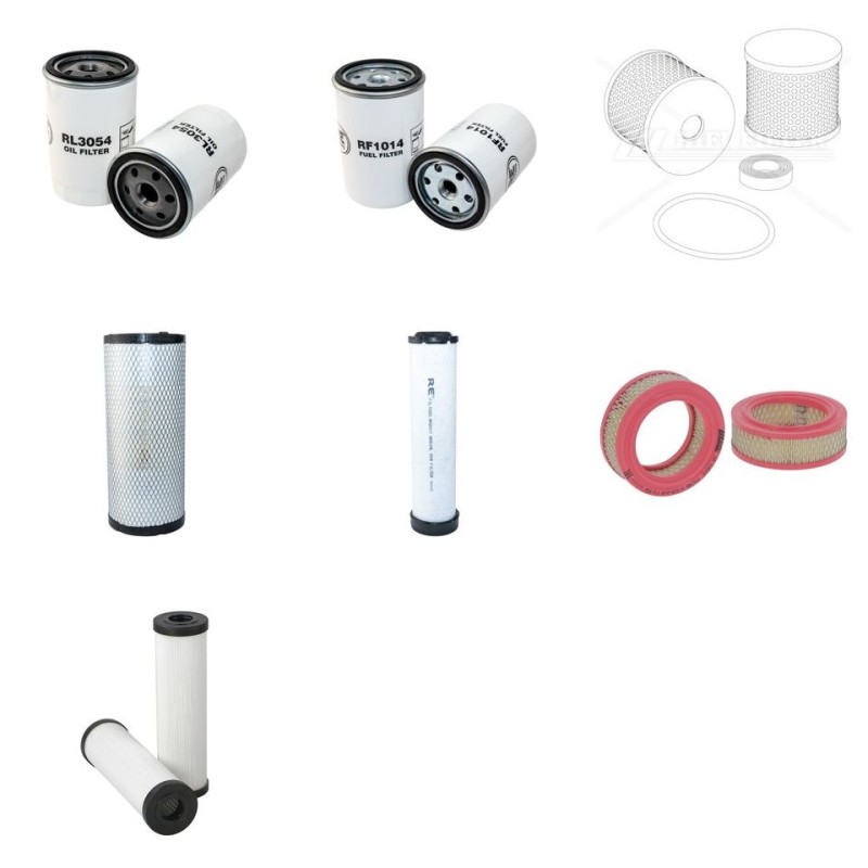 EUROLINERS 251 V3 Filter Service Kit w/Lombardini  Eng.