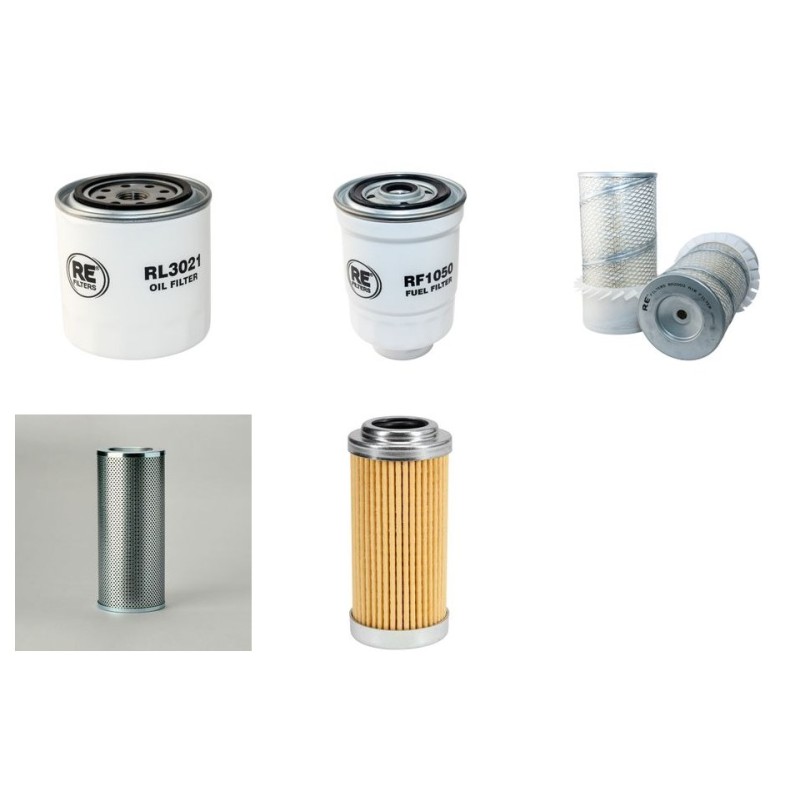 EUROMACH 8500 Filter Service Kit w/Kubota V3300T Eng.