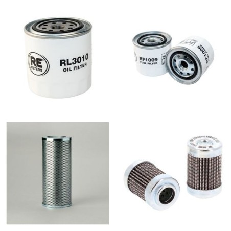 EUROMACH R 55 MOBILE Filter Service Kit w/Kubota V3307-DI-T Eng.
