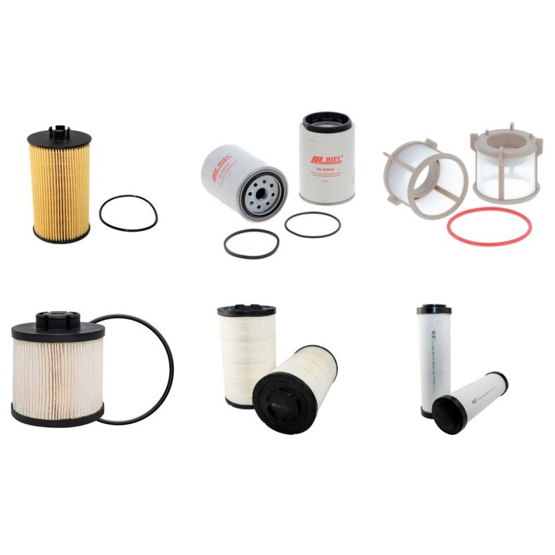 EUROVOIRIE CITY CAT 5000 SERIE 3 Filter Service Kit Air Oil Fuel Filters w/MERCEDES OM904LA Eng.   YR  2006-