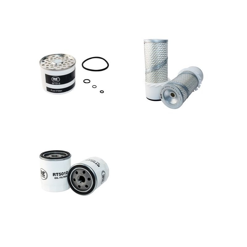 EXCEL 305 D Filter Service Kit Air Oil Fuel Filters w/KOHLER  Eng. SN  309400-