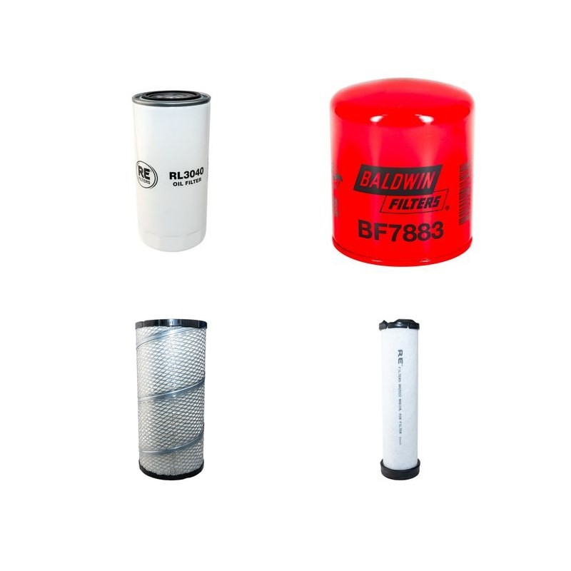 FARESIN FH 17.4 Filter Service Kit Air Oil Fuel Filters w/Deutz BF4M2012 Eng.   YR  2005-