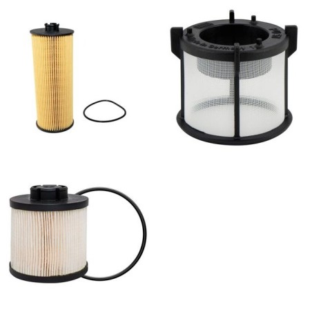FAUN GRUES ATF 45/3 Filter Service Kit Air Oil Fuel Filters w/MERCEDES  Eng.