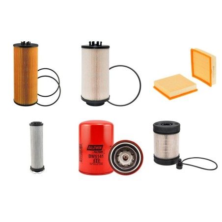 FAUN GRUES ATF 60/4 Filter Service Kit w/MERCEDES OM501LA Eng.   YR  01.99- 355 CH