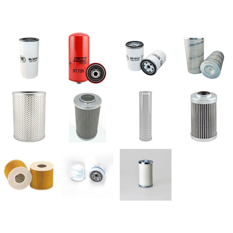 FAUN GRUES RTF 40-3 Filter Service Kit w/Deutz F8L513 Eng.