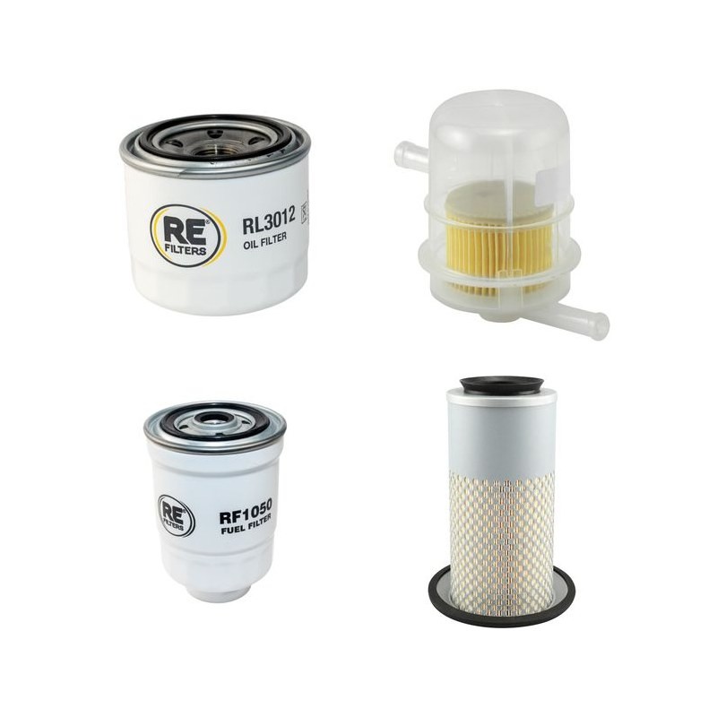 FEELER FD 25 CTJ Filter Service Kit w/Yanmar 4TNE98-BQFLC Eng.   YR  2012-
