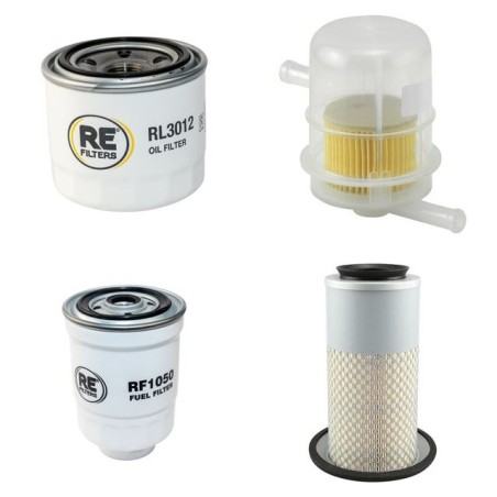 FEELER FD 25 CTJ Filter Service Kit w/Yanmar 4TNE98-BQFLC Eng.   YR  2012-