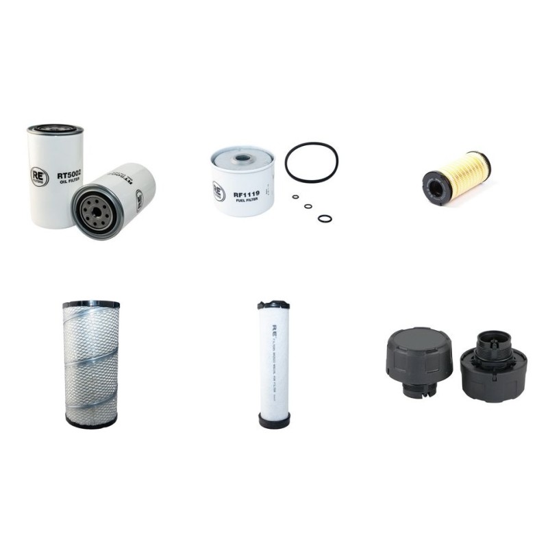 FEELER FD 70 Filter Service Kit w/Perkins 1104D-44TA Eng.   YR  2012-