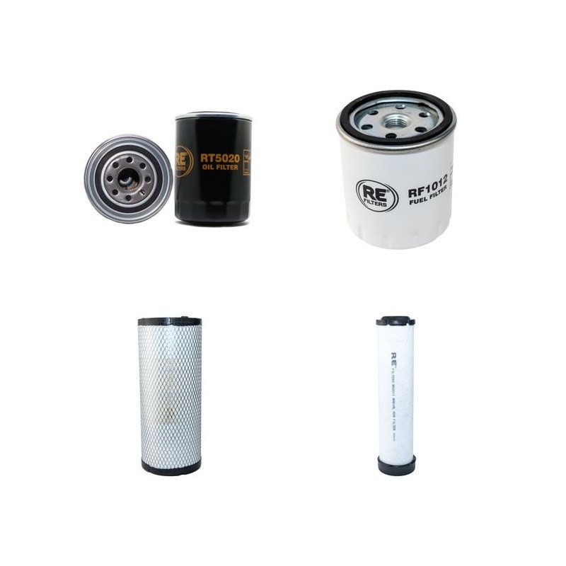 FENDT 208 PA/VA Filter Service Kit Air Oil Fuel Filters w/Deutz F4L914 Eng.   YR  11.02- 80 CH