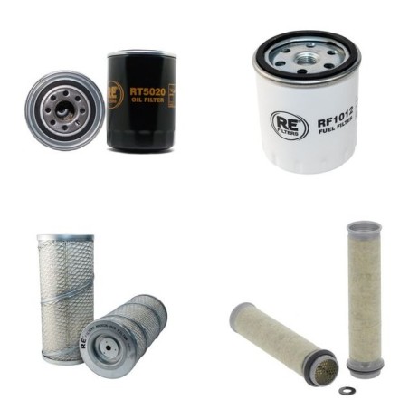FENDT 280 V/VA FARMER Filter Service Kit Air Oil Fuel Filters w/Deutz F4L913 Eng.   YR  1.97-02.03 80 CH