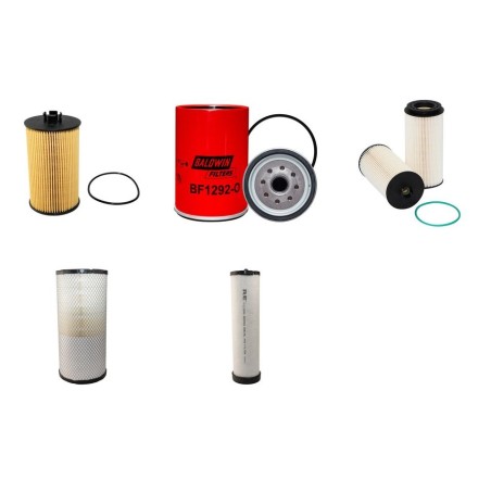 FENDT 309 VARIO Filter Service Kit Air Oil Fuel Filters w/Deutz TCD2012L-4V Eng.   YR  09.06- 80 CH 336-