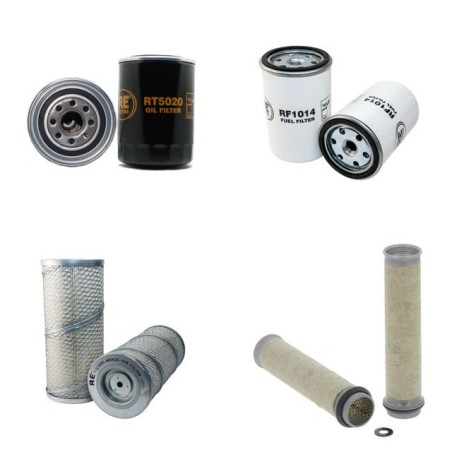 FENDT 360 GT Filter Service Kit Air Oil Fuel Filters w/Deutz F3L913H Eng.     60 CH