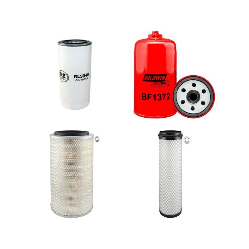 FENDT 818 TURBO FAVORIT Filter Service Kit Air Oil Fuel Filters w/MAN D0826LE Eng.   YR  8.93-02.03 191 CH