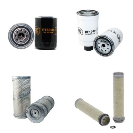 FENDT F 360 GT/GTF/GTH Filter Service Kit Air Oil Fuel Filters w/Deutz  Eng.