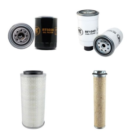 FENDT F 365 GT Filter Service Kit Air Oil Fuel Filters w/Deutz  Eng.