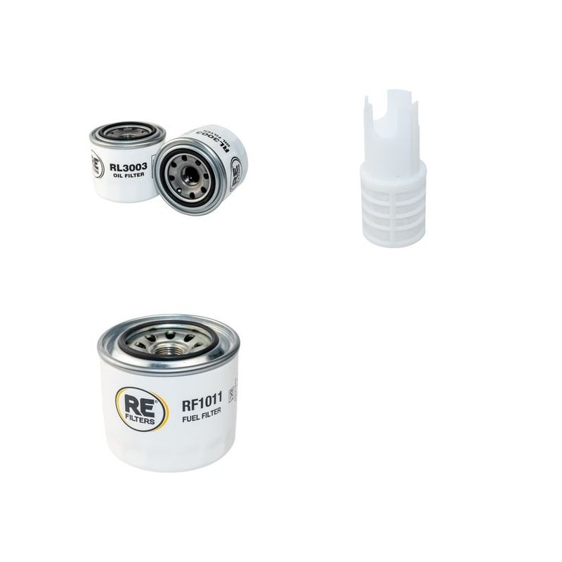 FERRIS ZTR Filter Service Kit Air Oil Fuel Filters w/Kubota 3TNV82ABDFS Eng.