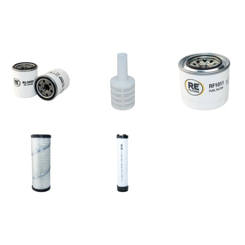 FERRI I-CUT Filter Service Kit Air Oil Fuel Filters w/Isuzu 3CE1 Eng.