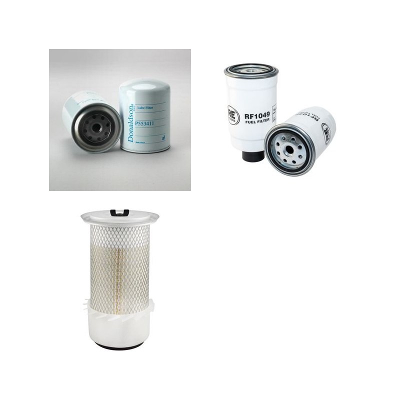 FIAT 45-66 POLYTRAC 50 Filter Service Kit Air Oil Fuel Filters w/Fiat  Eng.