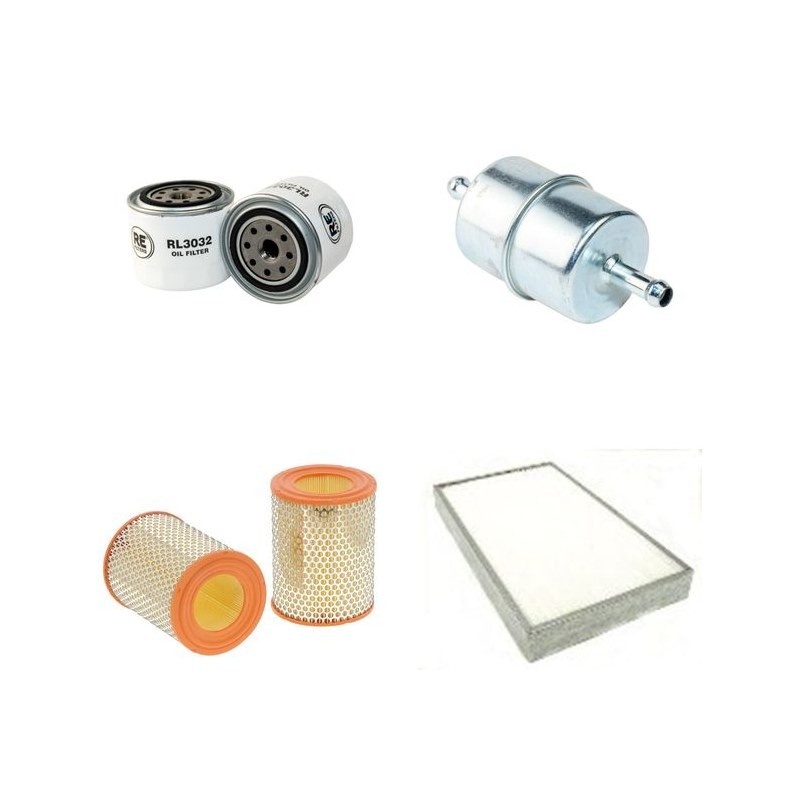 FIAT CROMA 2.0 CHT Filter Service Kit w/ 154A.048 Eng.   YR  12.85-02.89 83 CH 154