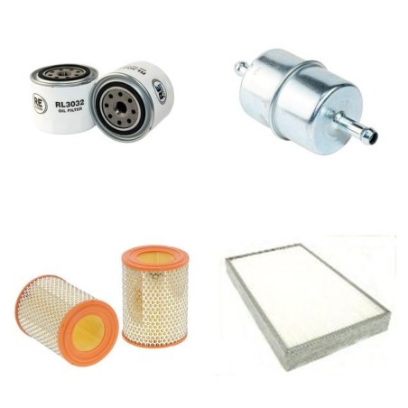 FIAT CROMA 2.0 CHT Filter Service Kit w/ 154A.048 Eng.   YR  12.85-02.89 83 CH 154