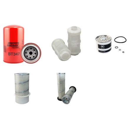FIAT FR 10 Filter Service Kit Air Oil Fuel Filters w/Iveco 8065.2409.1 Eng.