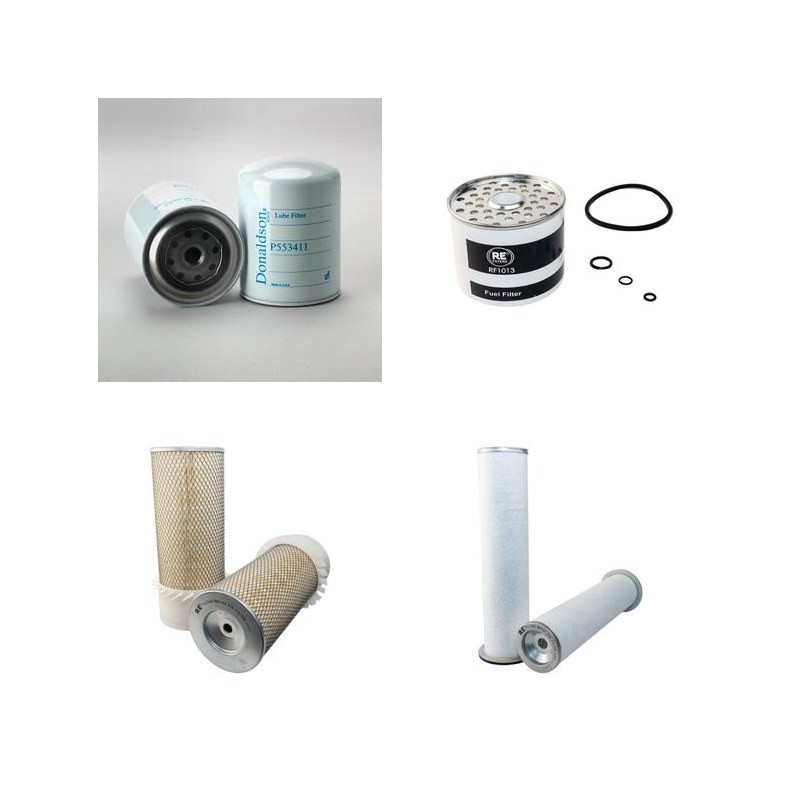 FIAT FR 100 Filter Service Kit Air Oil Fuel Filters w/Fiat  Eng.