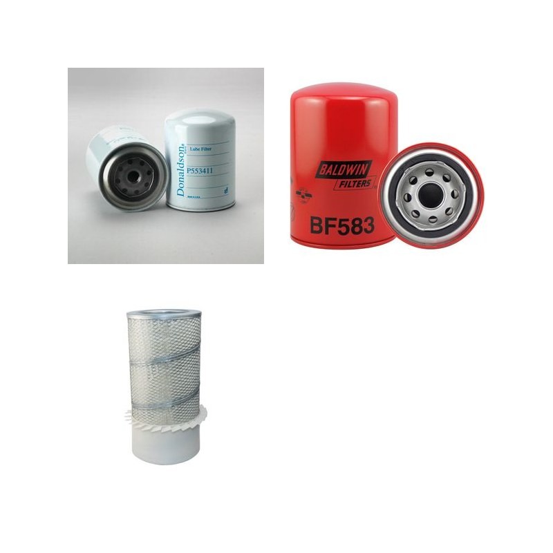 FIAT TL 545 Filter Service Kit Air Oil Fuel Filters w/Fiat  Eng.