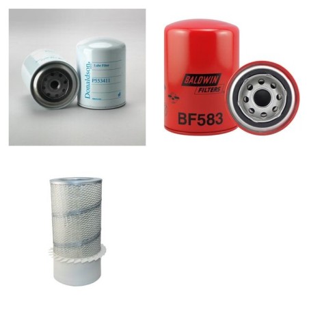 FIAT TL 545 Filter Service Kit Air Oil Fuel Filters w/Fiat  Eng.