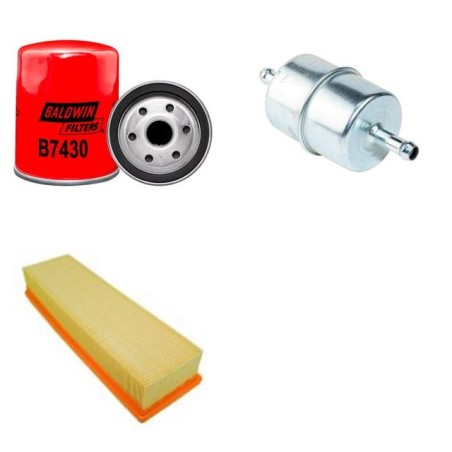 FIAT UNO 1.3 70 S.SX Filter Service Kit w/CARBU 1.37  Eng.   YR  04.94-12.95