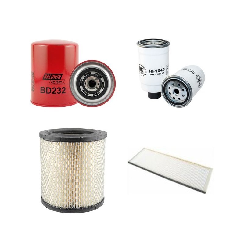 FIAT VU/LT/LW DUCATO 2.5 D Filter Service Kit w/ 8140.67 Eng.   YR  03.94-03.02 84 CH 230-234