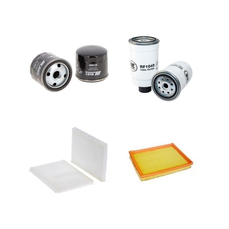 FIAT VU/LT/LW STRADA 1.7 TD Filter Service Kit w/ 176A3000 Eng.   YR  06.99-06.02 69 CH 178E/278