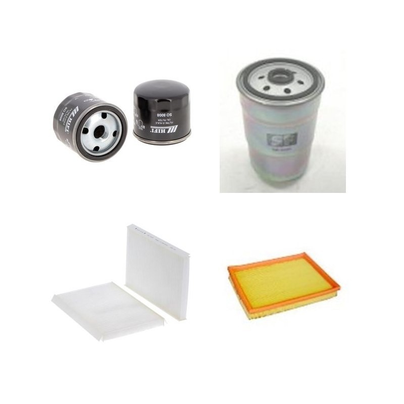 FIAT VU/LT/LW STRADA 1.9 D Filter Service Kit w/ 223A6000 Eng.   YR  12.00-06.03 63 CH 178E/278