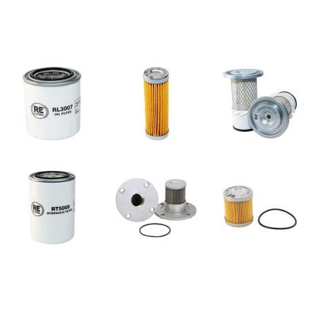 HITACHI EX 15 Filter Service Kit w/Kubota D1105B Eng.