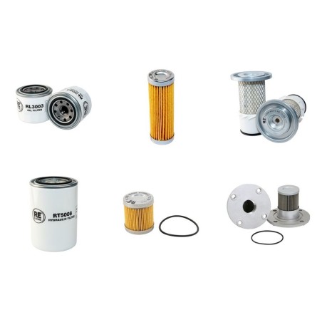 Filter Kit For Hitachi EX 16-2 B Filter Service Kit with Kubota D1105 Engine