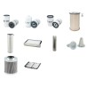 Filter Kit For Hitachi EX 165 W Filter Service Kit with Cummins 6BT5.9 Engine  Year 05.99-12.02