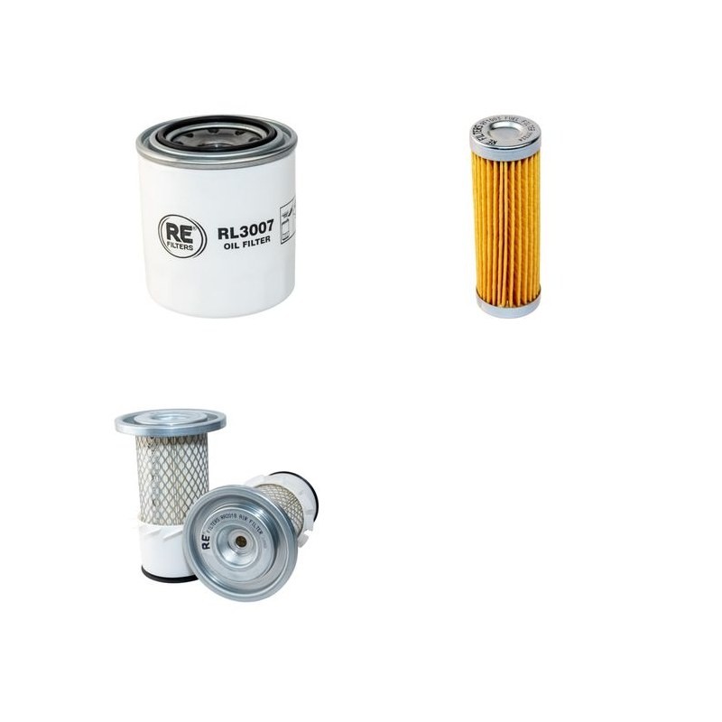 HITACHI EX 17-2 Filter Service Kit Air Oil Fuel Filters w/Kubota D1105BH Eng.