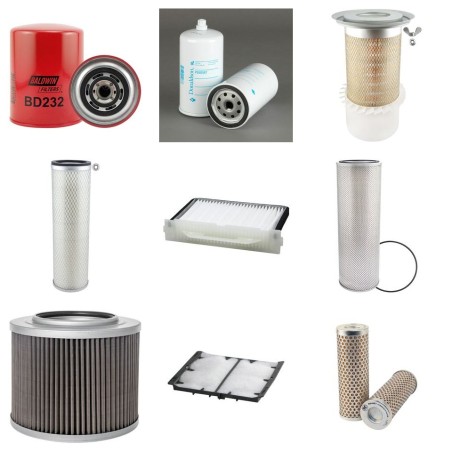 Filter Kit For Hitachi EX 235 T Filter Service Kit with Iveco Engine