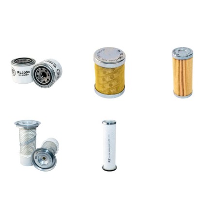 Filter Kit For Hitachi EX 40 U Filter Service Kit Air Oil Fuel Filters with Isuzu 4LE1PA07 Engine  Year 2002-