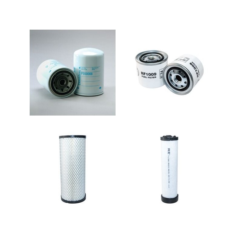 HITACHI EX 60 LC 5 Filter Service Kit Air Oil Fuel Filters w/Nissan A-BD30 Eng.