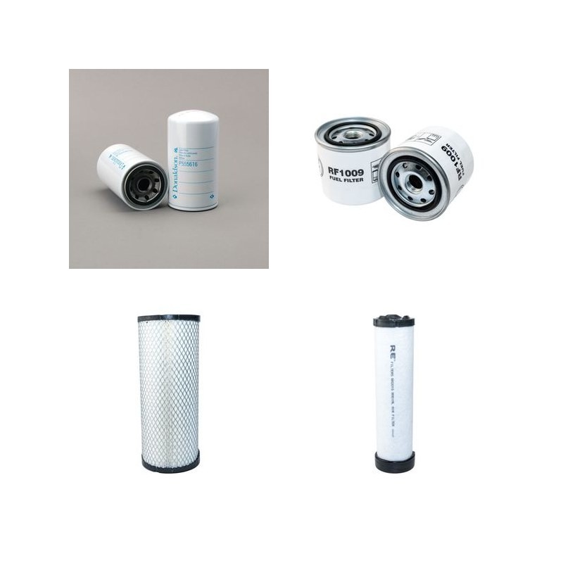 Filter Kit For Hitachi EX 60 WD-2 Filter Service Kit Air Oil Fuel Filters with Nissan FD3304 Engine