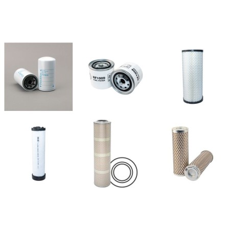 Filter Kit For Hitachi EX 60-2 Filter Service Kit with Nissan Fd3304 Engine