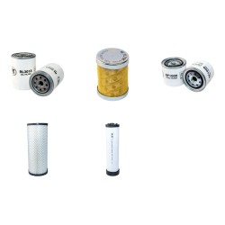 Filter Kit For Hitachi EX 75 UR Filter Service Kit with Nissan BD30 Engine Air, Oil, Fuel Filters