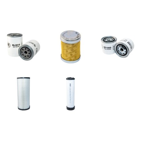 HITACHI EX 75 UR Filter Service Kit w/Nissan BD30 Eng. Air, Oil, Fuel Filters