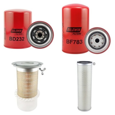 Filter Kit For Hitachi FG 200.3 Filter Service Kit Air Oil Fuel Filters with Fiat 8065T Engine