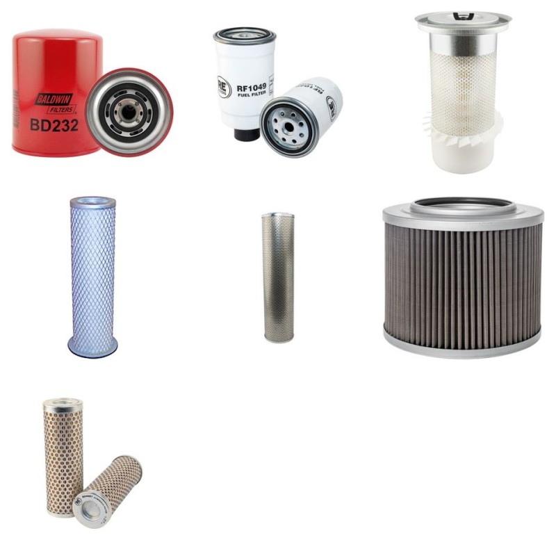 HITACHI FH 120-3 Filter Service Kit w/Iveco 8045T Eng.