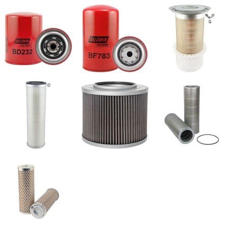 Filter Kit For Hitachi FH 200 EETT Filter Service Kit with Fiat 8065T Engine