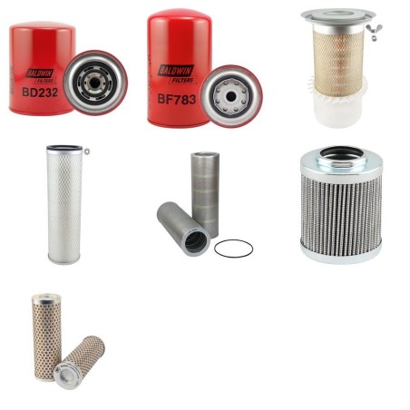 Filter Kit For Hitachi FH 200 W-3 Filter Service Kit with Fiat Engine